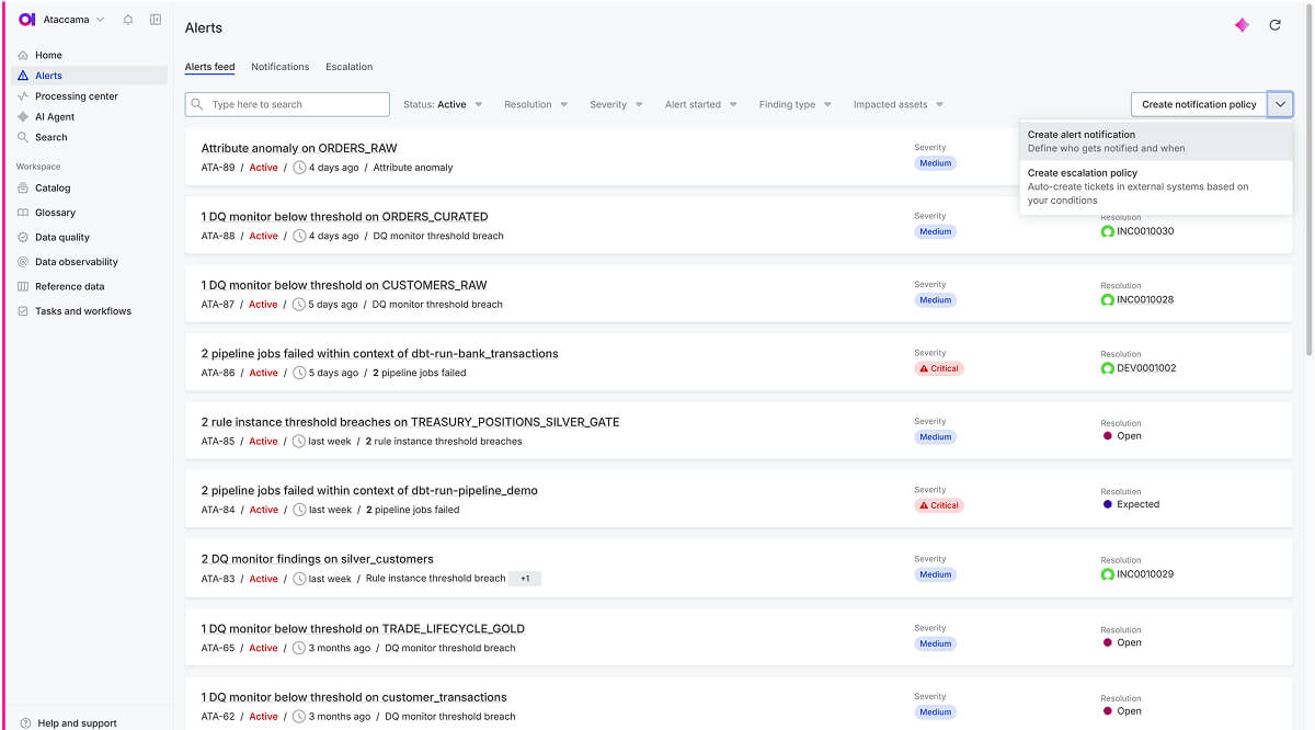 Data quality & observability: Operationalize remediation